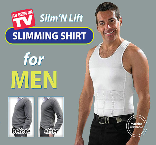 قميص تخسيس لتقليص وشد البطن المترهله Slim 'N Lift Slimming Shirt